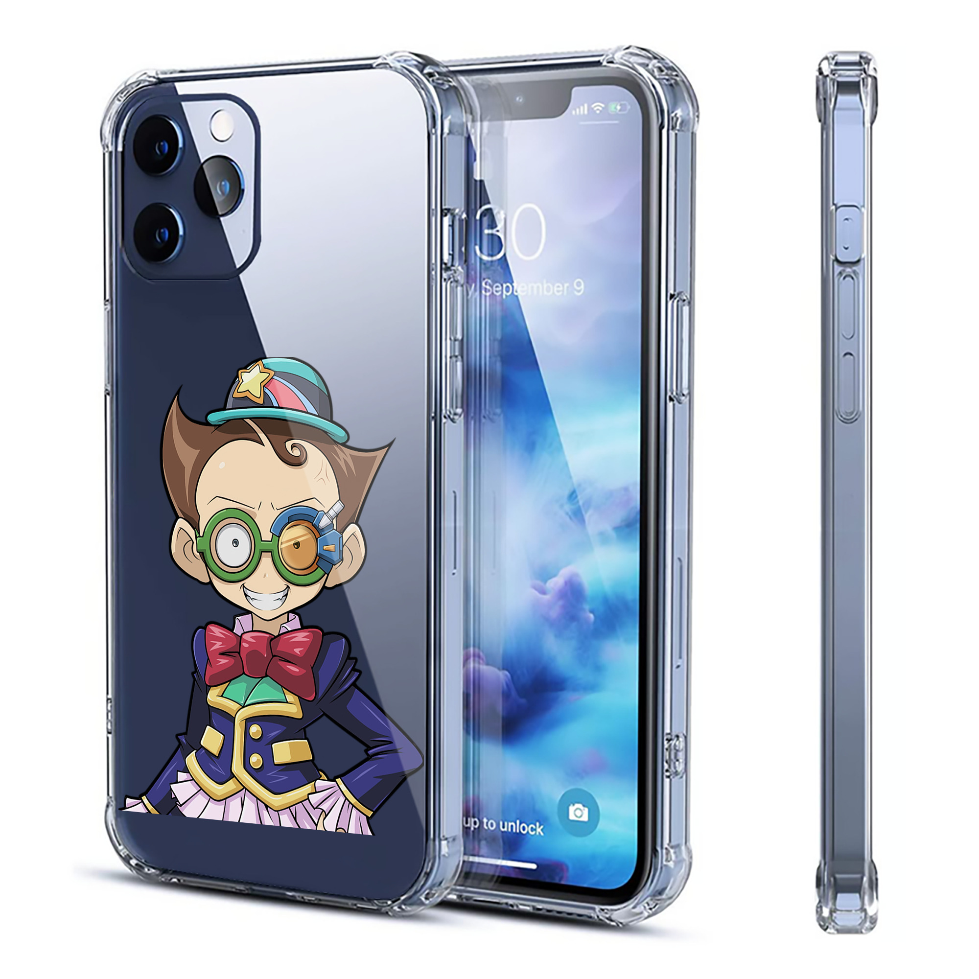 （画像用） 遊☆戯☆王 Yu-Gi-Oh! 【iPhone 12シリーズ対応】透明スマホケース（クリアソフトケース）